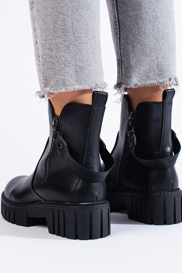 Schwarze Damenstiefel mit... 2