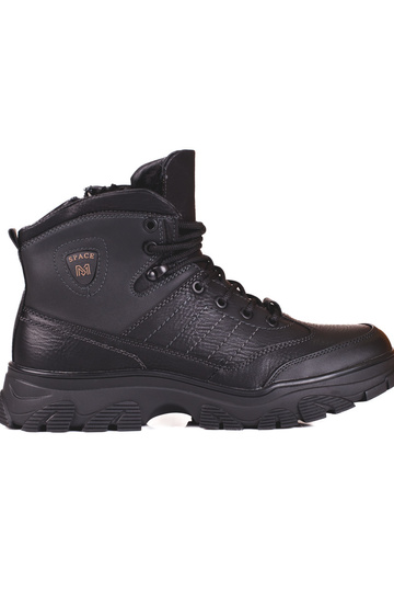 Schwarze Winterstiefel für...