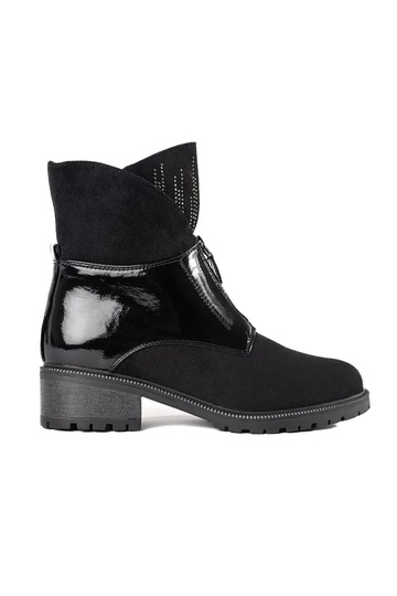 Damenschuhe aus schwarzem...
