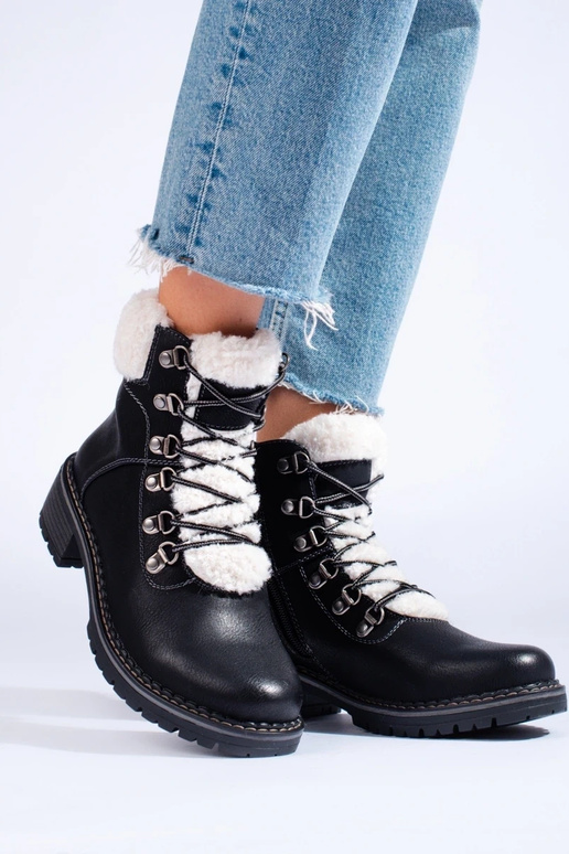 Schuhe für Damen mit Schaffell in... Schuhe für Damen mit Schaffell in...