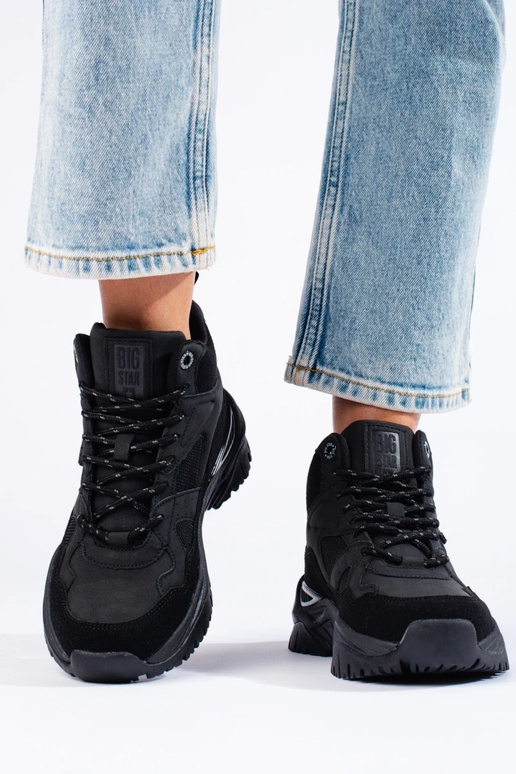 Schuhe Damen schwarz Big Star KK274356 Schuhe Damen schwarz Big Star KK274356