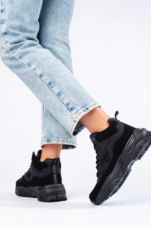 Schuhe Damen schwarz Big Star KK274356 Schuhe Damen schwarz Big Star KK274356