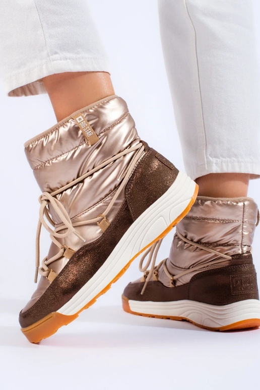 Kurze goldene Schneestiefel BIG STAR...
