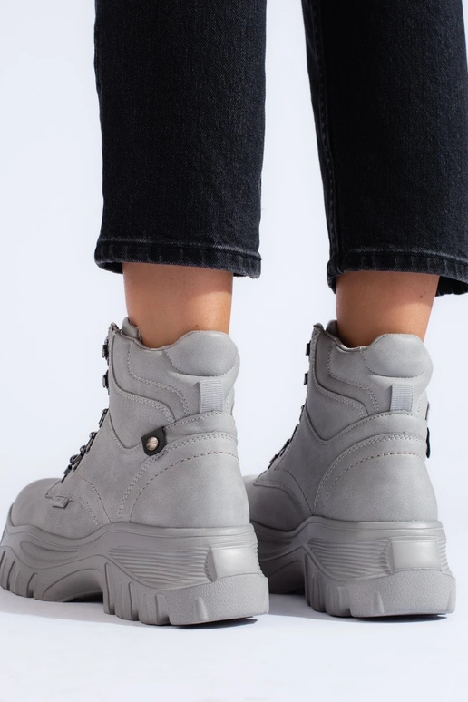 graue Stiefel BIG STAR KK274367