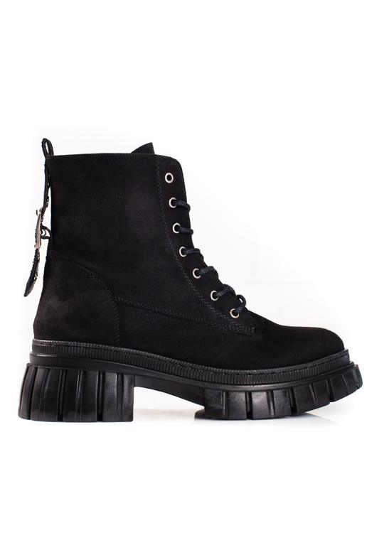 Wildlederstiefel mit Plateau...