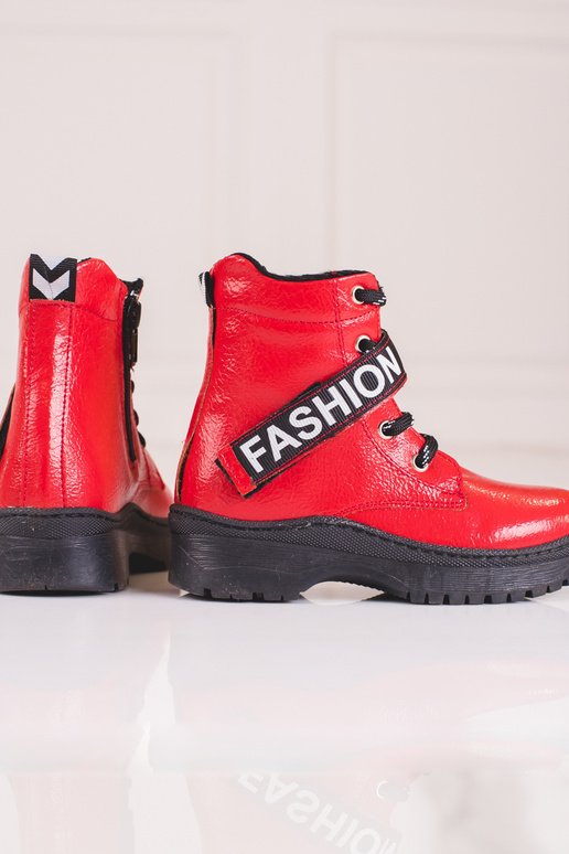 Stiefel für Mädchen Potocki Mode Rot