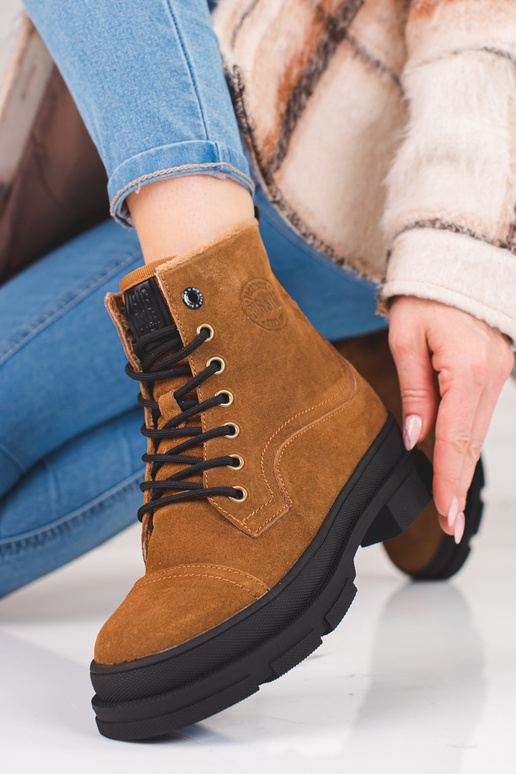 Leder Damenschuhe BIG STAR KK274524