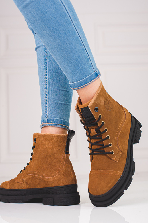 Leder Damenschuhe BIG STAR KK274524