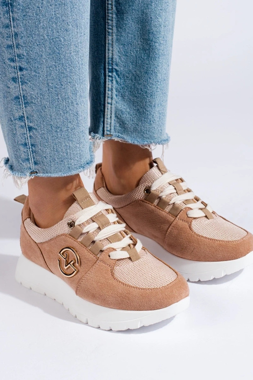 Sportliche Schuhe Vinceza Beige Sportliche Schuhe Vinceza Beige