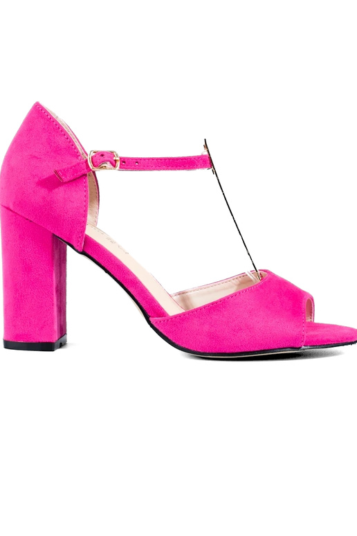rosa Sandalen mit hohem Absatz Shelovet rosa Sandalen mit hohem Absatz Shelovet