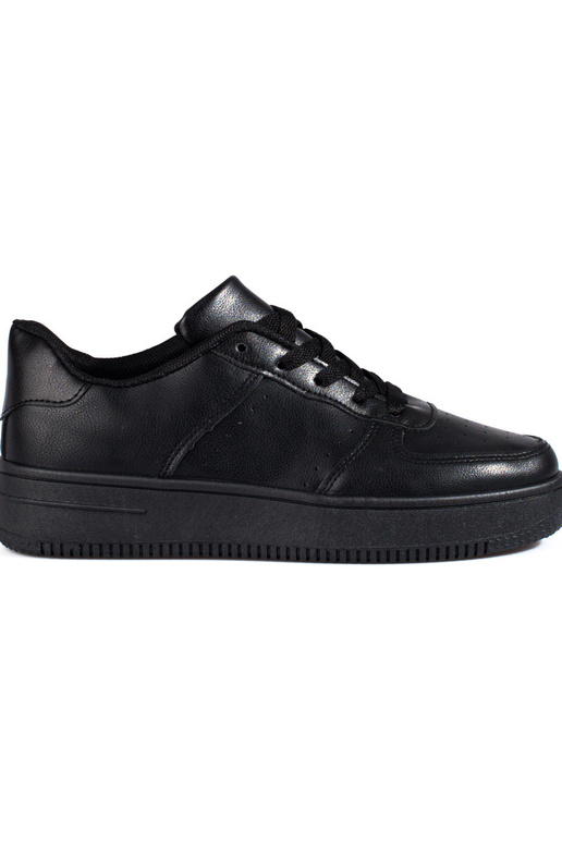 Schwarze Sportschuhe von Shelovet mit... Schwarze Sportschuhe von Shelovet mit...
