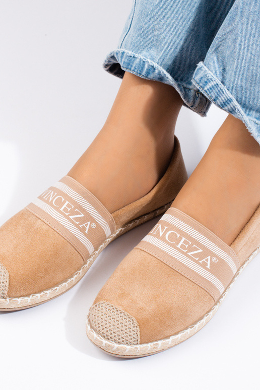 Wildleder-Espadrille Beige Vinceza Wildleder-Espadrille Beige Vinceza