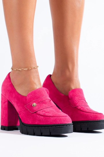 Rosa Wildleder-Stiefeletten... 2