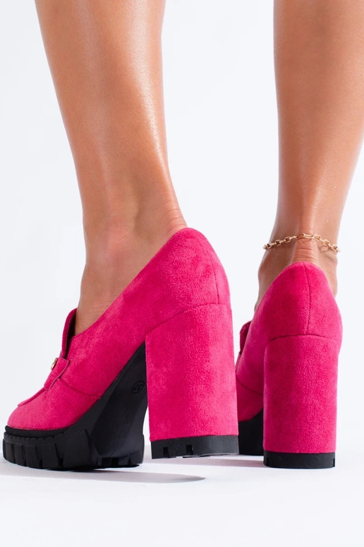 Rosa Wildleder-Stiefeletten von... Rosa Wildleder-Stiefeletten von...