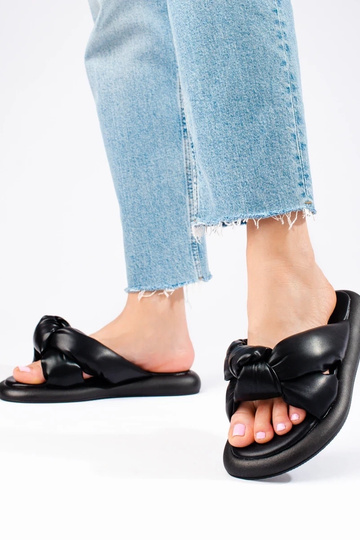 schwarze Hausschuhe Shelovet 2