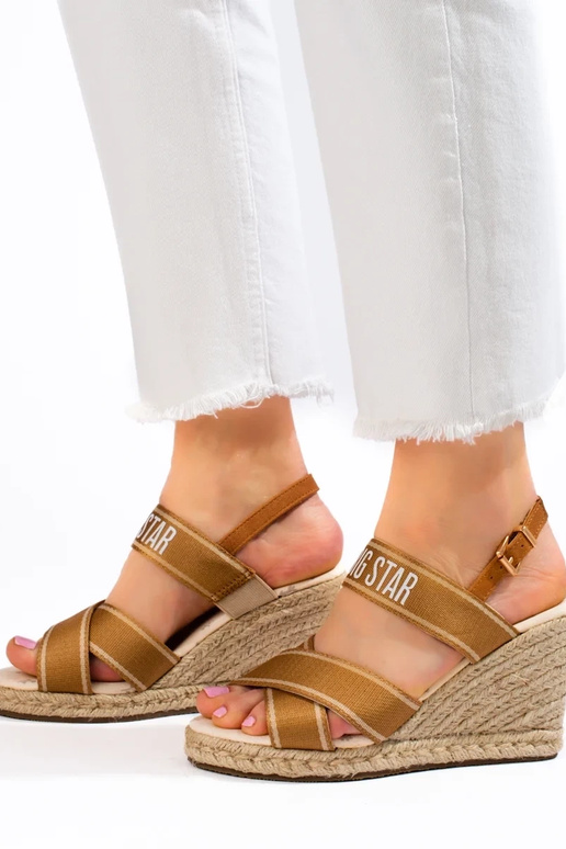 Beige Sandalen BIG STAR LL274883