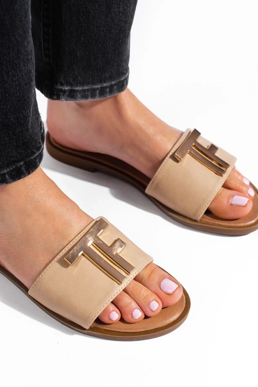 Hausschuhe beige Potocki