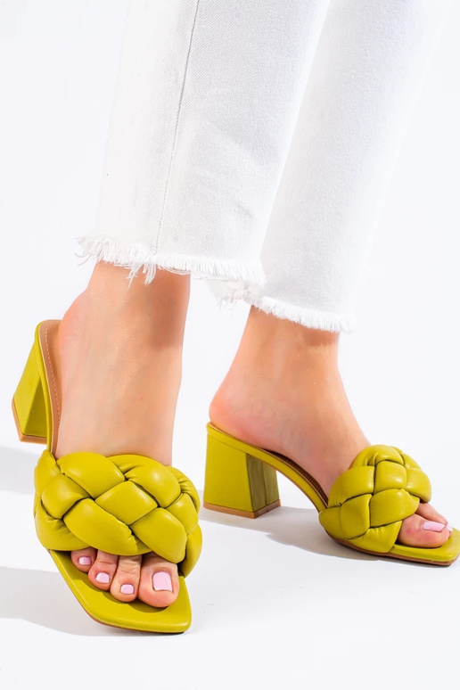 grüne Hausschuhe Shelovet grüne Hausschuhe Shelovet