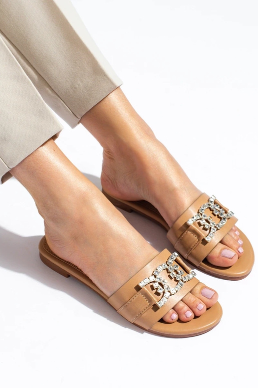 beige Hausschuhe Shelovet