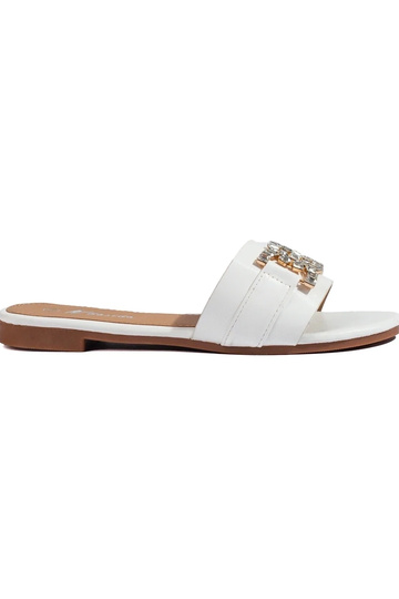 weiße Hausschuhe Shelovet