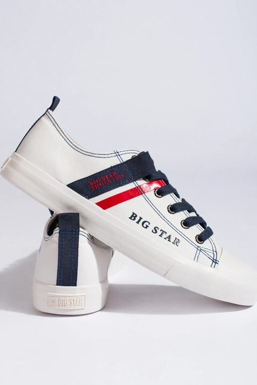 weiße Schuhe aus Öko-Leder BIG STAR...