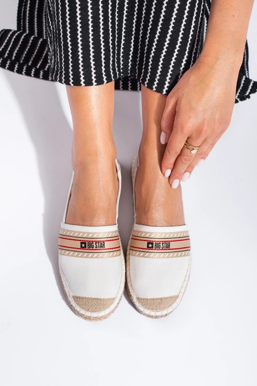 weiße Espadrilles BIG STAR LL274893
