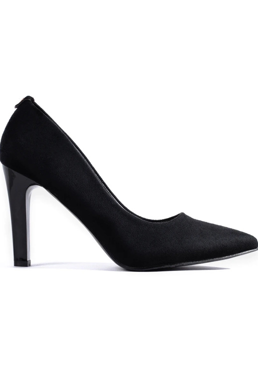 Schwarze Wildleder-High-Heels von... Schwarze Wildleder-High-Heels von...