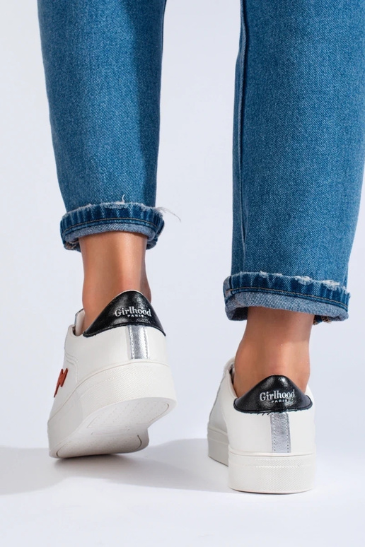Weiße, klassische Damen-Sneaker von... Weiße, klassische Damen-Sneaker von...