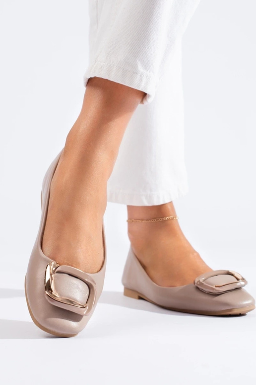 Beige Ballerinas Shelovet Beige Ballerinas Shelovet
