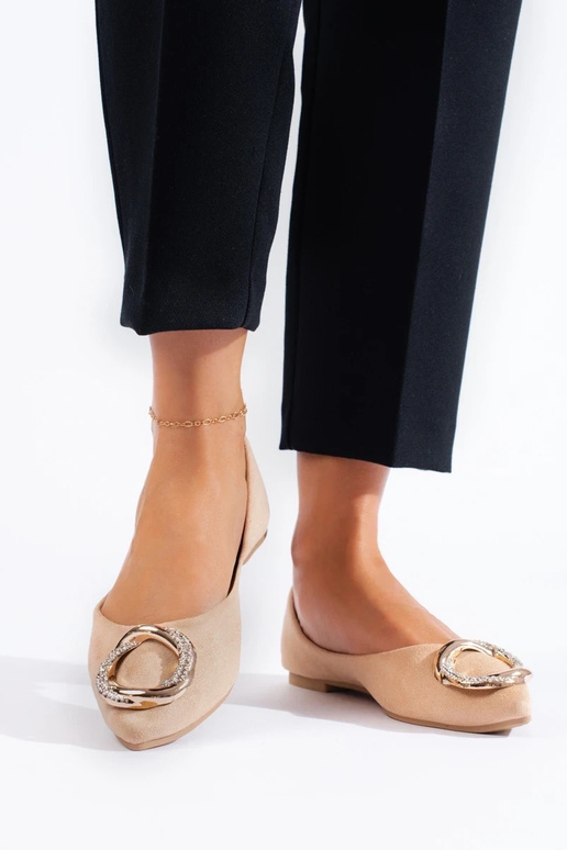 in Wildleder-Ballerina Beige Shelovet in Wildleder-Ballerina Beige Shelovet