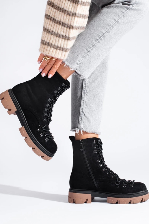 Vinceza Wildleder-Schnürstiefel in...