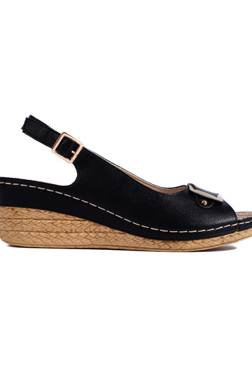 schwarze Espadrilles