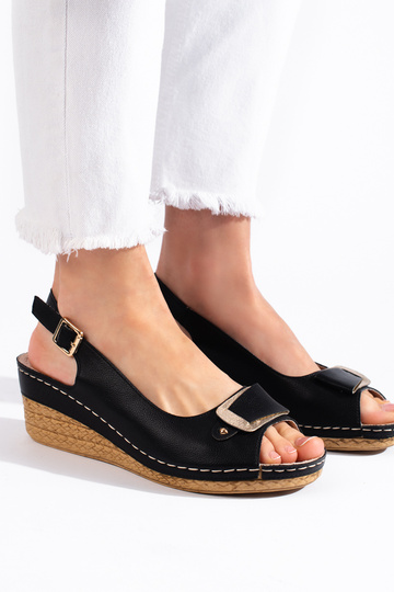 schwarze Espadrilles 2