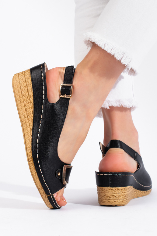 schwarze Espadrilles schwarze Espadrilles