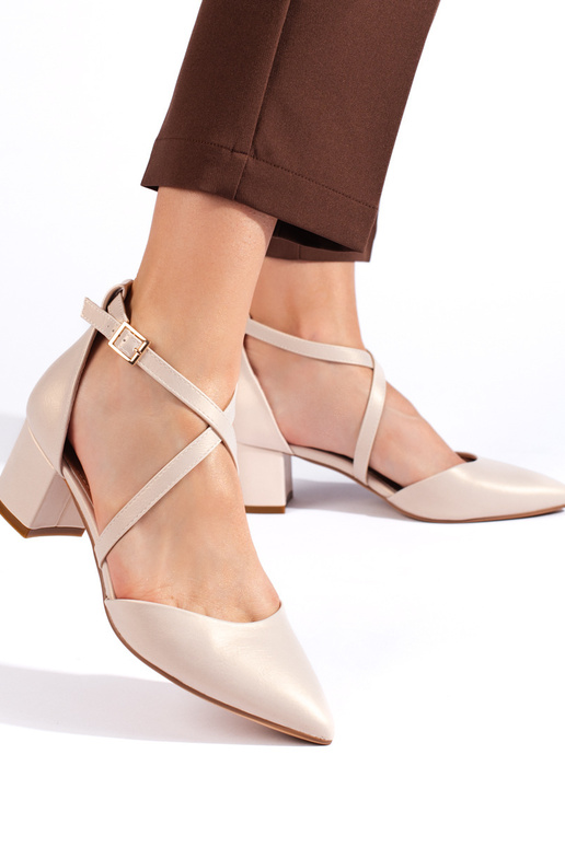 Beige High Heels von Sergio Leone Beige High Heels von Sergio Leone