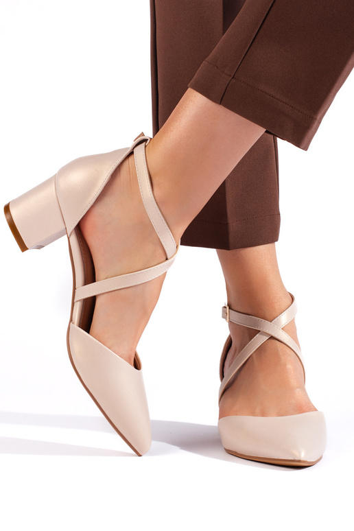 Beige High Heels von Sergio Leone Beige High Heels von Sergio Leone