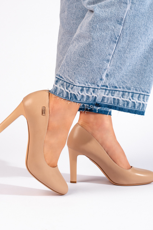 Sergio Leone High Heel Beige High...