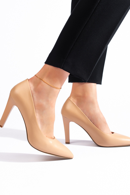 Beige High Heels von Sergio Leone