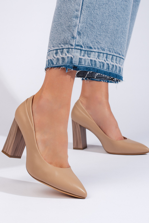 Beige High Heels von Sergio Leone Beige High Heels von Sergio Leone