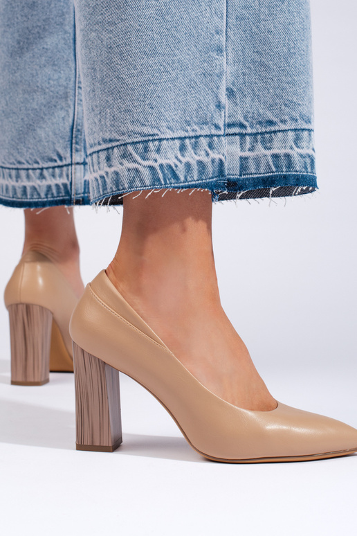 Beige High Heels von Sergio Leone Beige High Heels von Sergio Leone