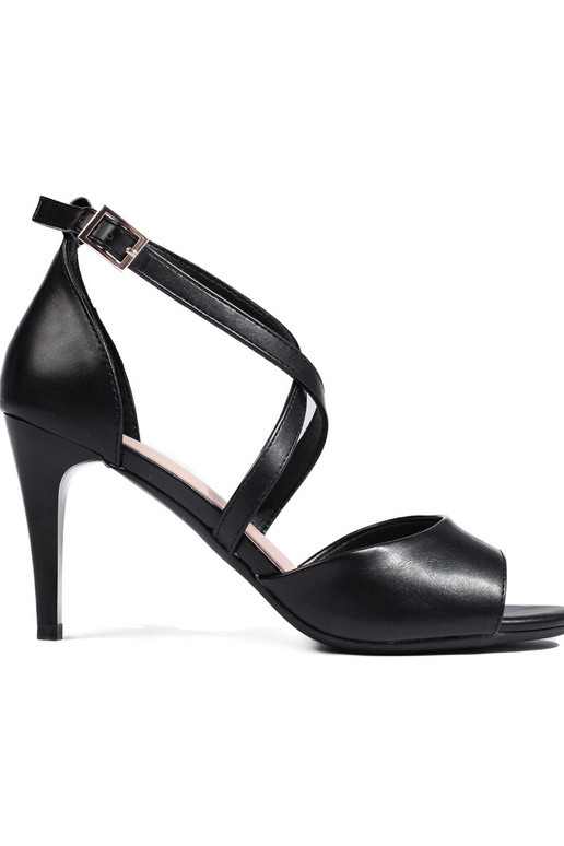 Sandalen mit dünnem Absatz in der...