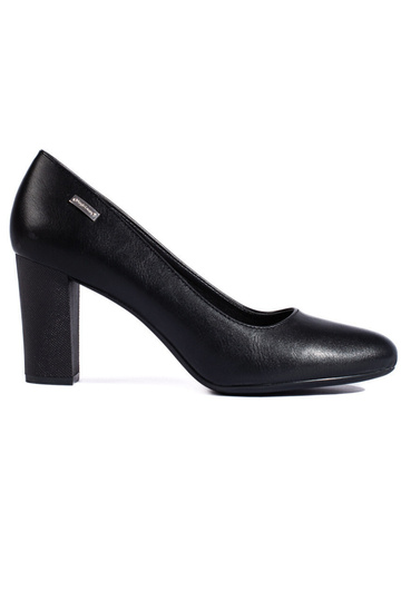 schwarze High Heels mit...