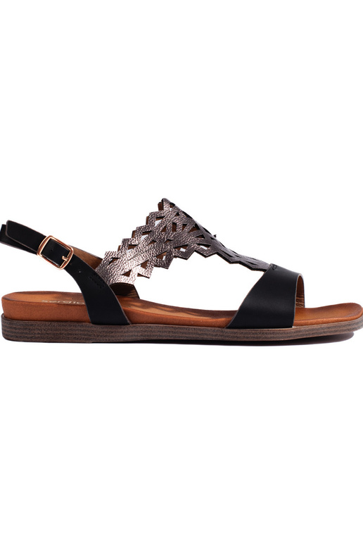 schwarze Sandalen mit durchbrochenen... schwarze Sandalen mit durchbrochenen...