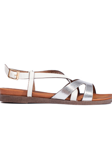weiße Sandalen von Sergio...