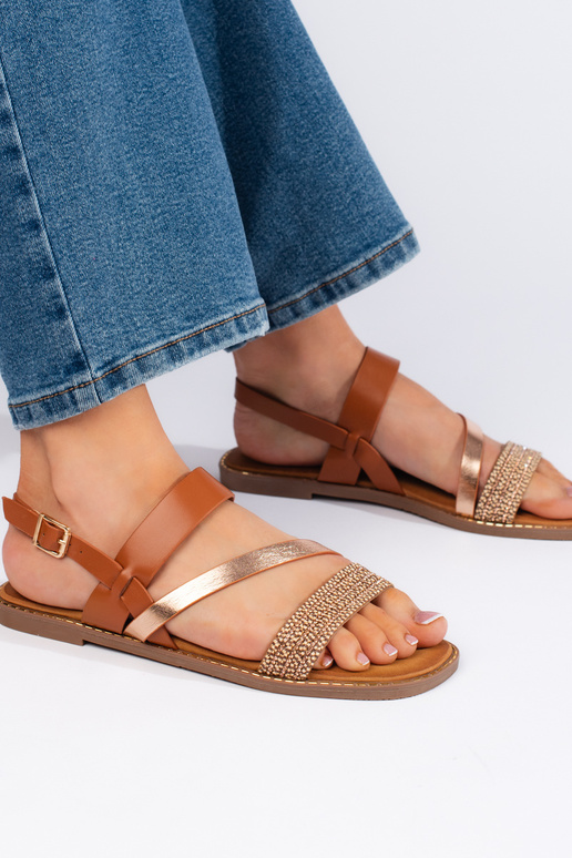 braune Sandalen von Sergio Leone braune Sandalen von Sergio Leone