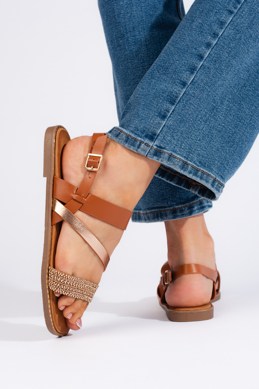 braune Sandalen von Sergio Leone braune Sandalen von Sergio Leone