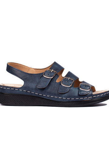 blaue Sandalen