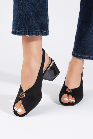 Elegante Wildledersandalen... 2