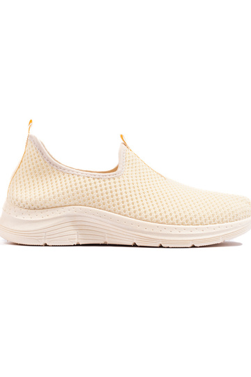 Beige Sportschuhe