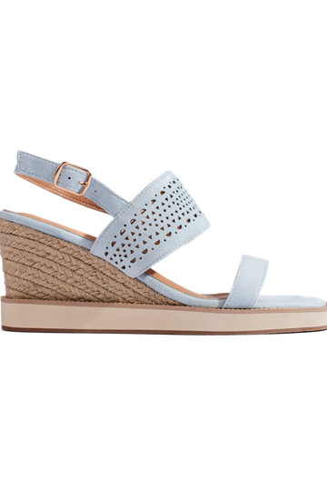 hellblaue Sandalen